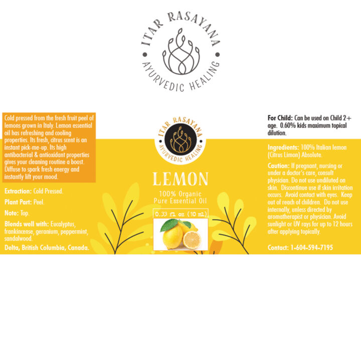 Lemon Essential Oil - Itar Rasayana
